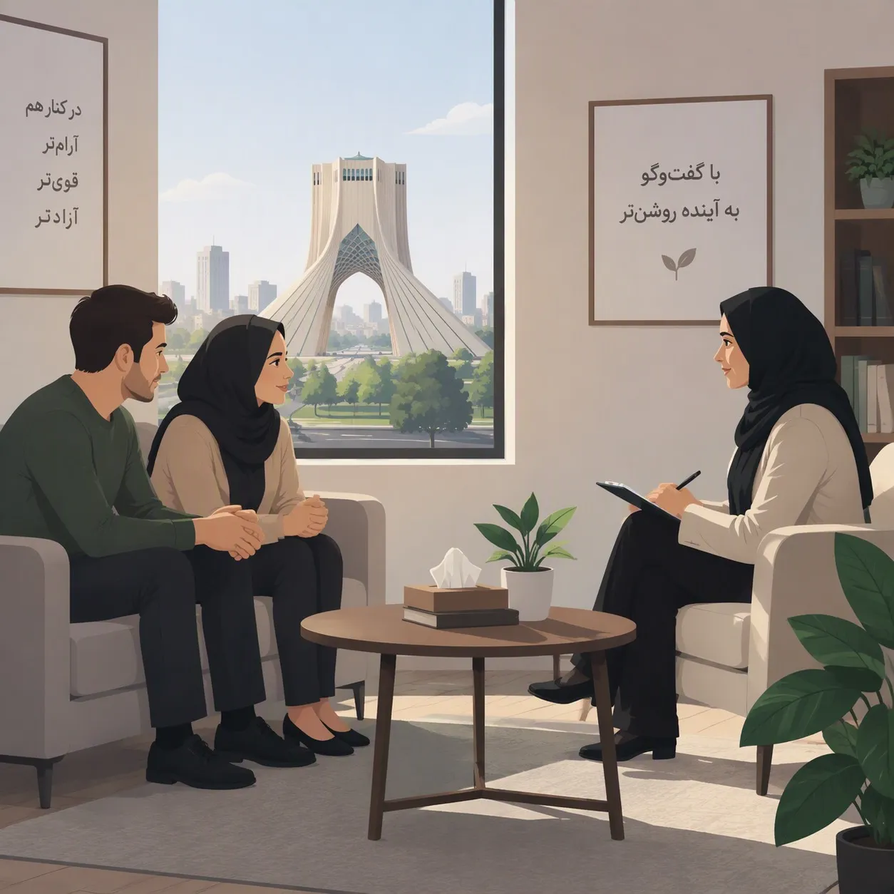 بهترین زوج درمانگر در آزادی تهران